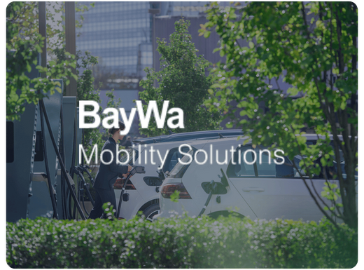 Kundenfoto mit Logo Baywa Mobility Solutions