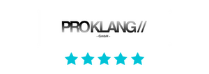 Kundenlogo PROKLANG mit Bewertung