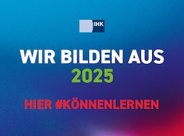 Siegel der IHK als Ausbildungsbetrieb 2025